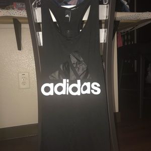 black adidas tank top
